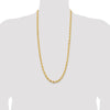 Gold (14K & 10K) Diamond-Cut Quadruple Rope Chain — 7 mm