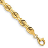 Gold (14K & 10K) Diamond-Cut Quadruple Rope Chain — 7 mm