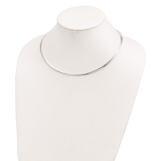 Sterling Silver 4mm Cubetto Necklace