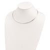 Sterling Silver 4mm Cubetto Necklace