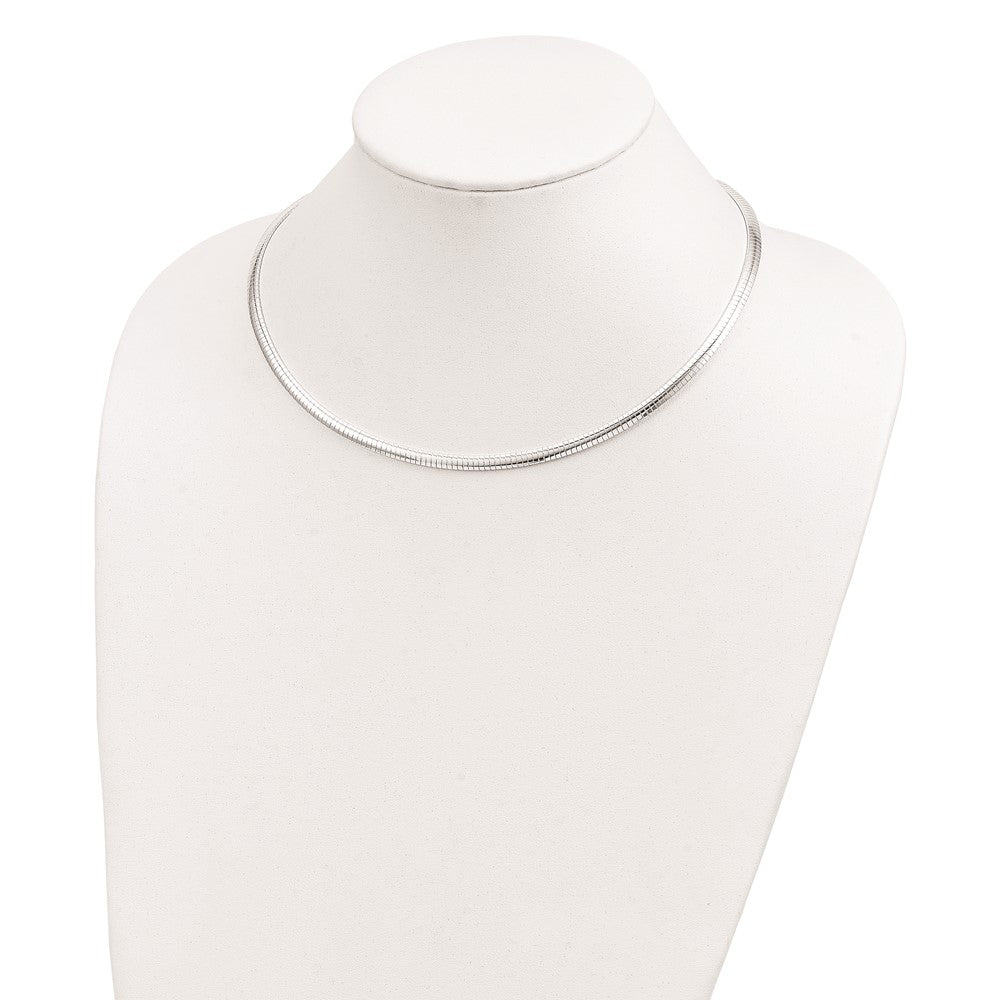 Sterling Silver 4mm Cubetto Necklace