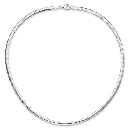 Sterling Silver 4mm Cubetto Necklace
