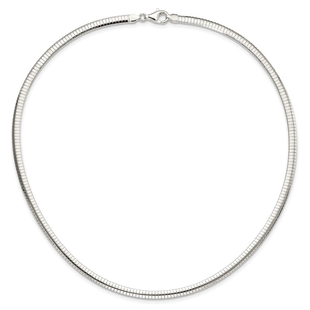 Sterling Silver 4mm Cubetto Necklace
