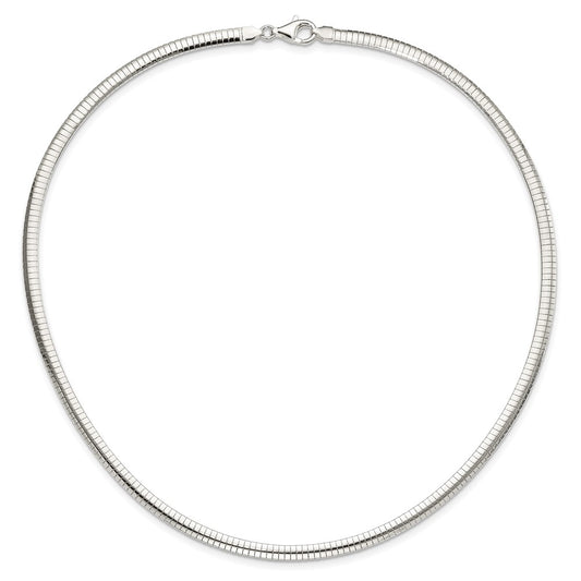 Sterling Silver 4mm Cubetto Necklace