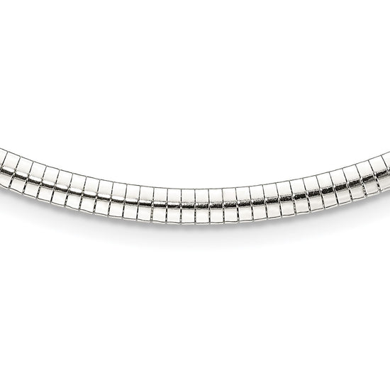 Sterling Silver 4mm Cubetto Necklace