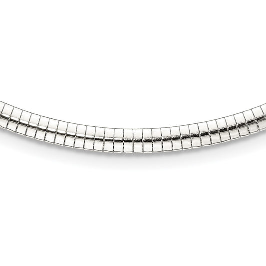 Sterling Silver 4mm Cubetto Necklace