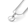 White Ice Sterling Silver Rhodium-plated 18 Inch Open Circle Diamond Necklace with 2 Inch Extender
