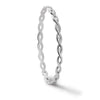 White Ice Sterling Silver Rhodium-plated Diamond Twist Bangle