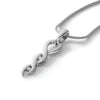 White Ice Sterling Silver Rhodium-plated Diamond 18 Inch Twist Necklace with 2 Inch Extender