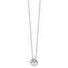 White Ice Sterling Silver Rhodium-plated 18 Inch Diamond Necklace with 2 Inch Extender
