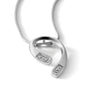 White Ice Sterling Silver Rhodium-plated 18 Inch Diamond Necklace with 2 Inch Extender
