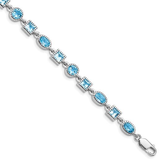 Mixed Shape Gemstone Bracelets