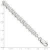 Sterling Silver CZ Fancy Polished Bracelet