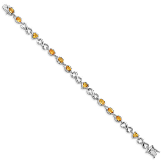 Oval Heart Gemstone Bracelets