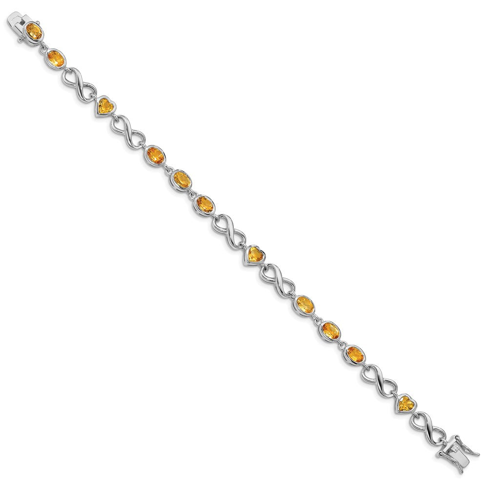 Oval Heart Gemstone Bracelets