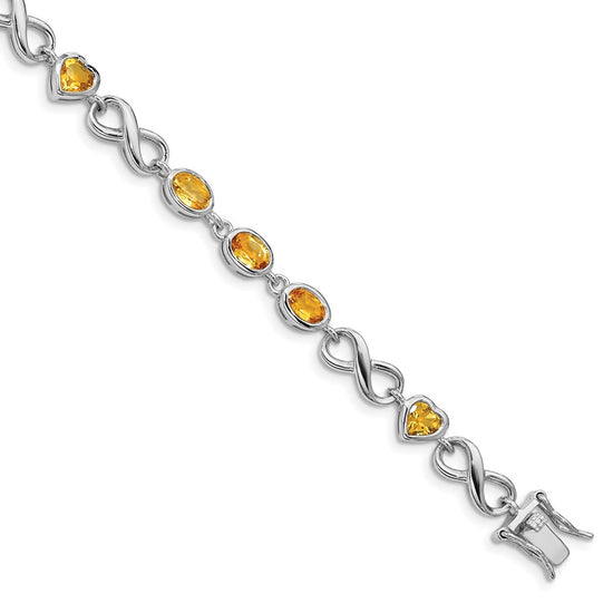 Oval Heart Gemstone Bracelets