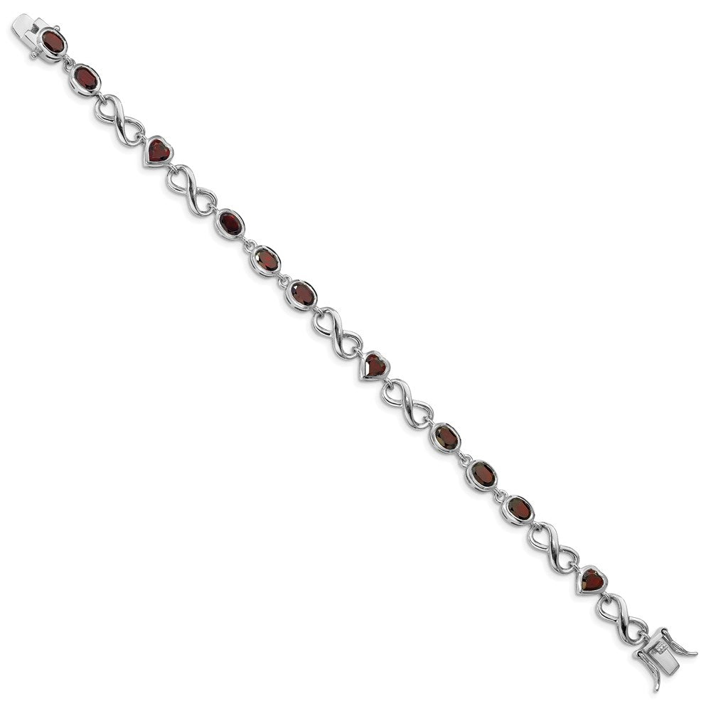 Oval Heart Gemstone Bracelets