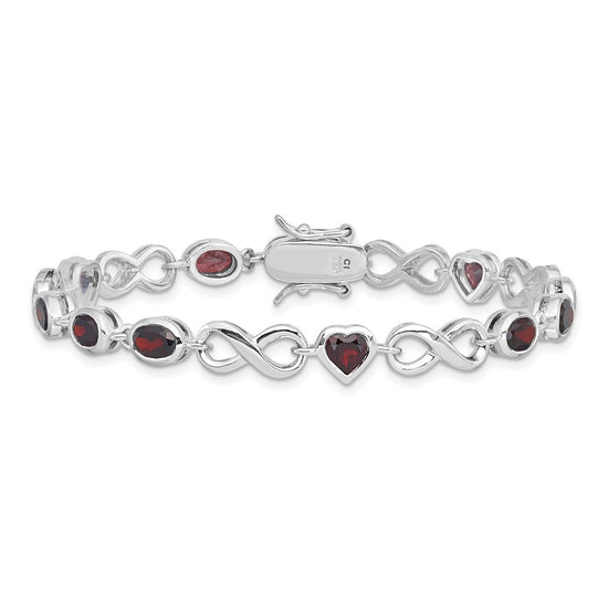 Oval Heart Gemstone Bracelets