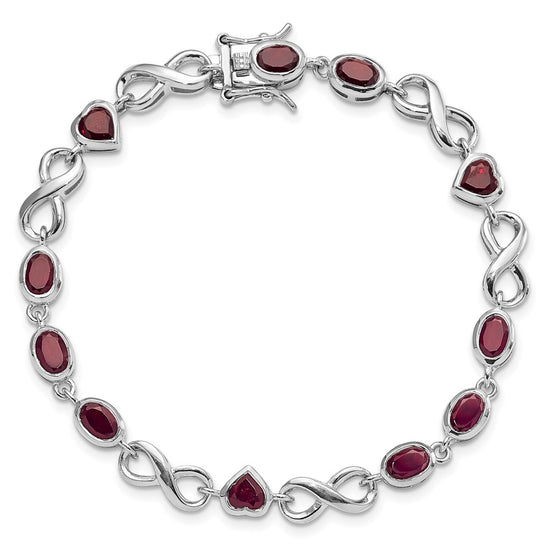 Oval Heart Gemstone Bracelets