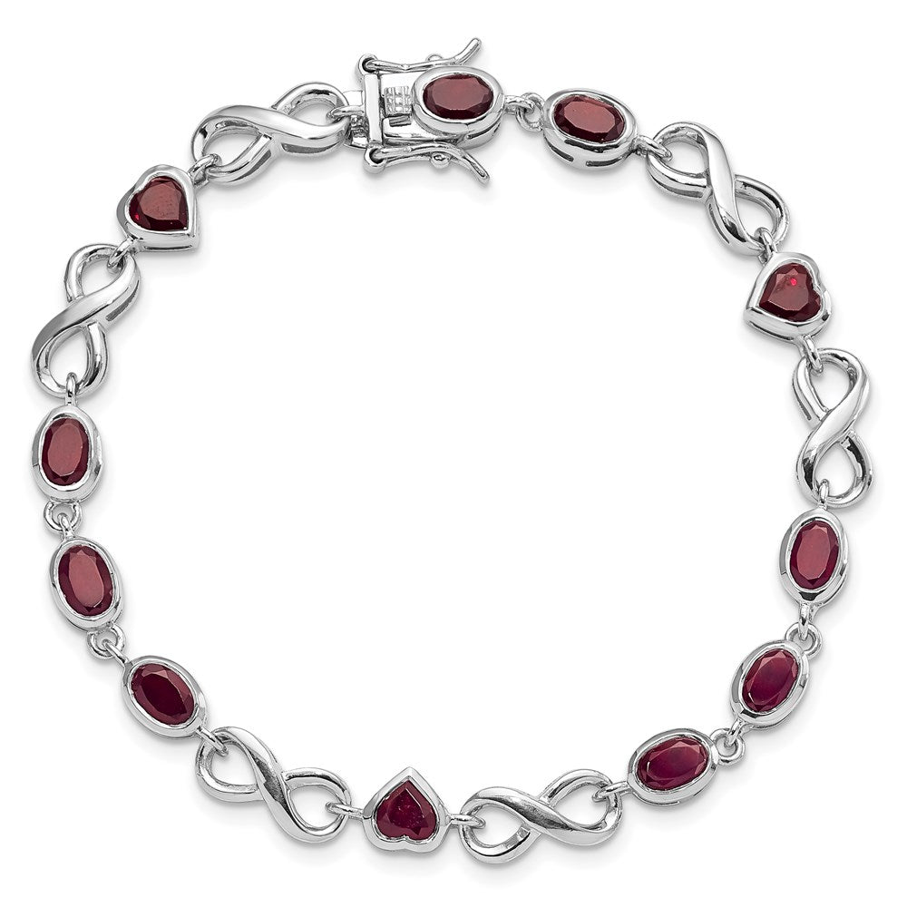 Oval Heart Gemstone Bracelets