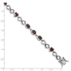 Oval Heart Gemstone Bracelets