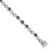 Oval Heart Gemstone Bracelets