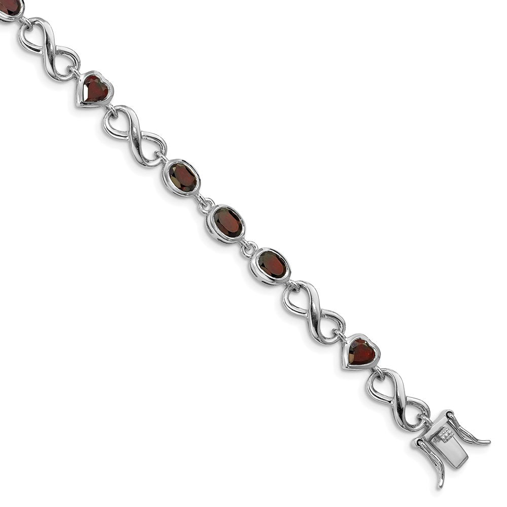 Oval Heart Gemstone Bracelets