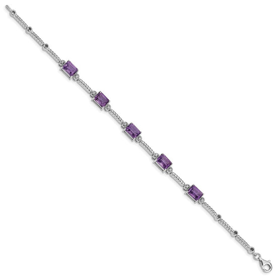 Diamond & Gemstone Tennis Bracelets