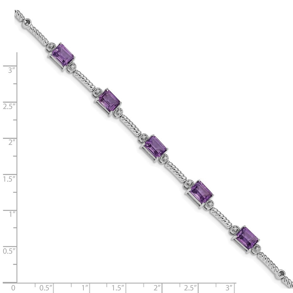 Diamond & Gemstone Tennis Bracelets