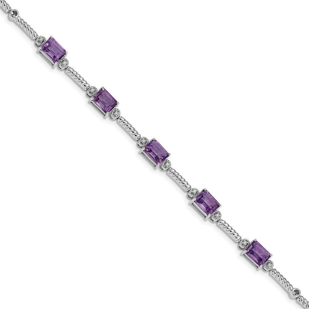 Diamond & Gemstone Tennis Bracelets