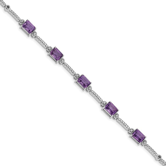 Diamond & Gemstone Tennis Bracelets