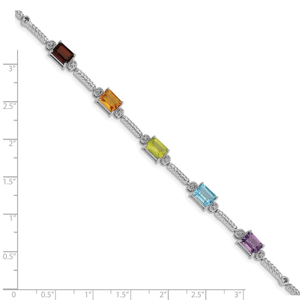Diamond & Gemstone Tennis Bracelets