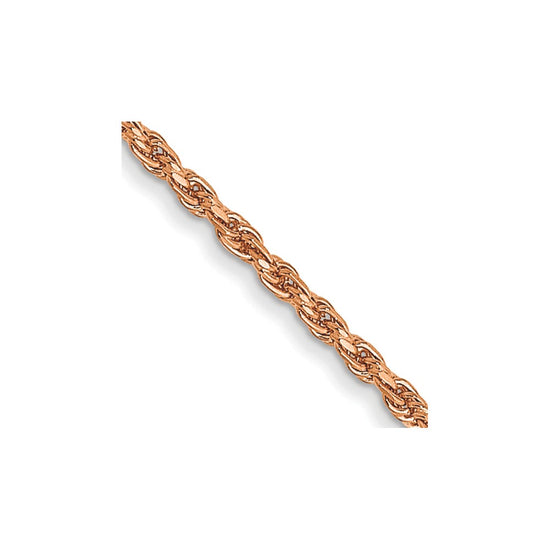 Gold (10K & 14K) Diamond-Cut Machine-Made Rope Chain