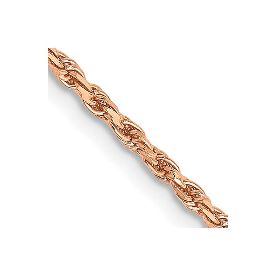 Gold (10K & 14K) Diamond-Cut Machine-Made Rope Chain