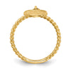 Gold Polished Children's Rings