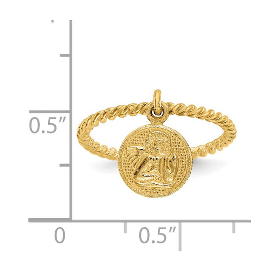 Gold Polished Children's Rings
