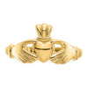Gold Polished Claddagh Rings