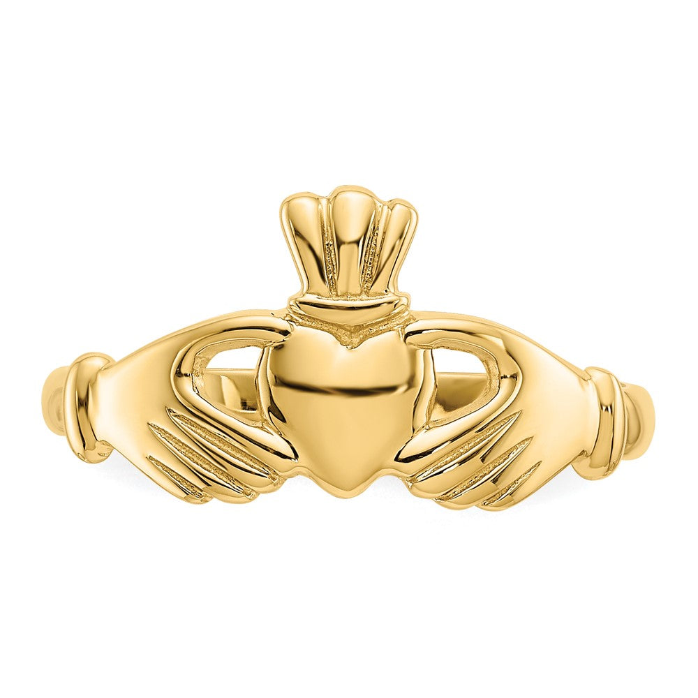 Gold Polished Claddagh Rings