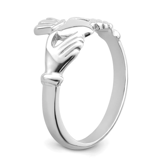 Gold Polished Claddagh Rings
