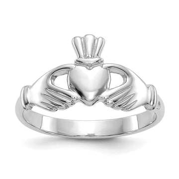 Gold Polished Claddagh Rings