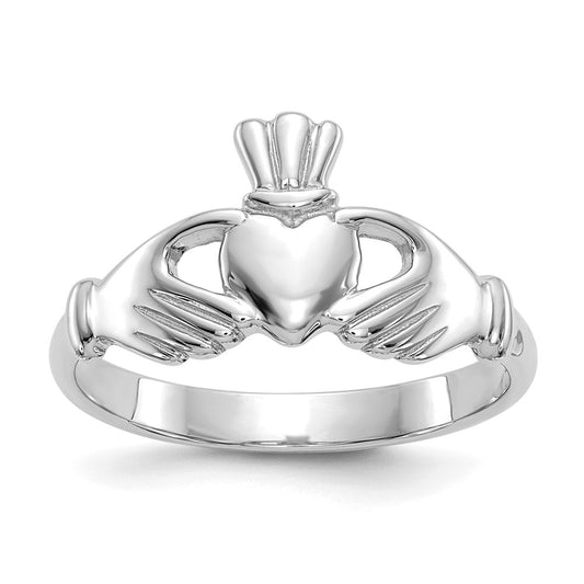 Gold Polished Claddagh Rings