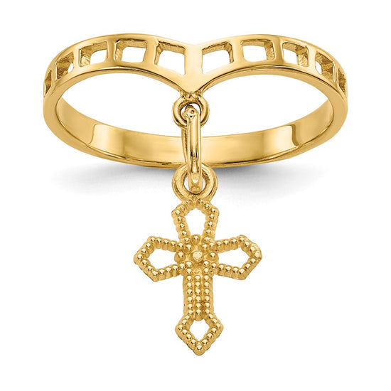 Gold Polished Religious Rings