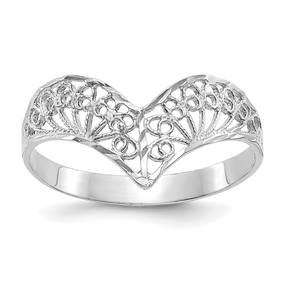 Gold Diamond-cut Filigree Rings