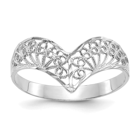 Gold Diamond-cut Filigree Rings