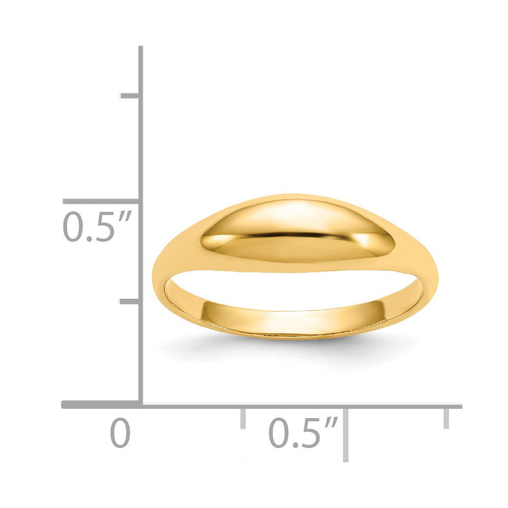 Gold Polished Children's Rings