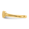 Gold Polished Children's Heart Rings