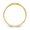14k Childs Polished & Satin Ring