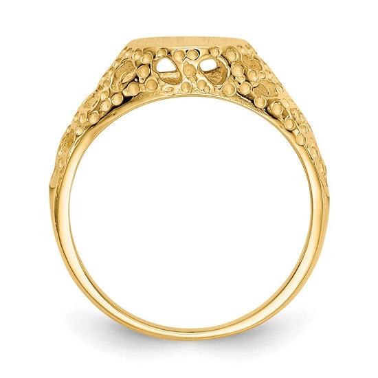 14k Childs Fancy Signet Ring