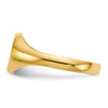 Gold Polished Children's Signet Rings