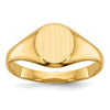 Gold Polished Children's Signet Rings